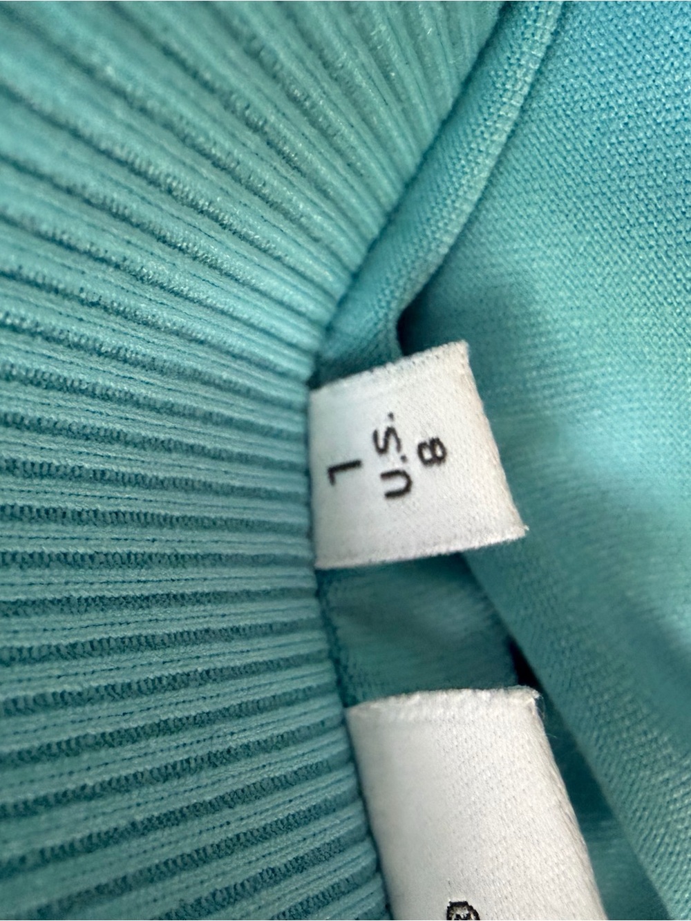 Chico's Aqua Pleated Hem Mini Skirt - Picture 5 of 7